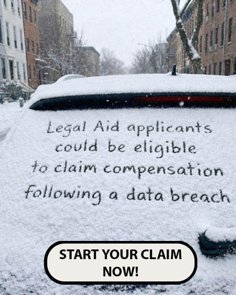 Data Breach Advisors Facebook ad: Start your claim now