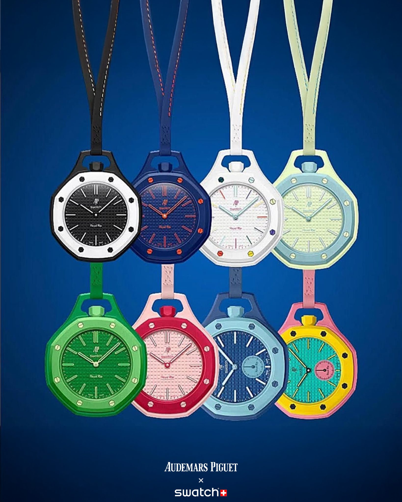 Mad Kicks Facebook ad: AP x Swatch Royal Pop