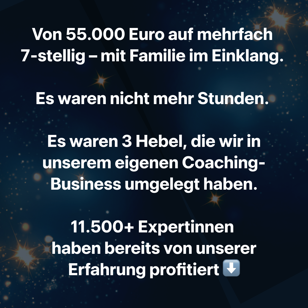 Susanne & Nicole Facebook ad: 10 Tage. 5 Umsatzhebel. Coaching-Star startet bald…