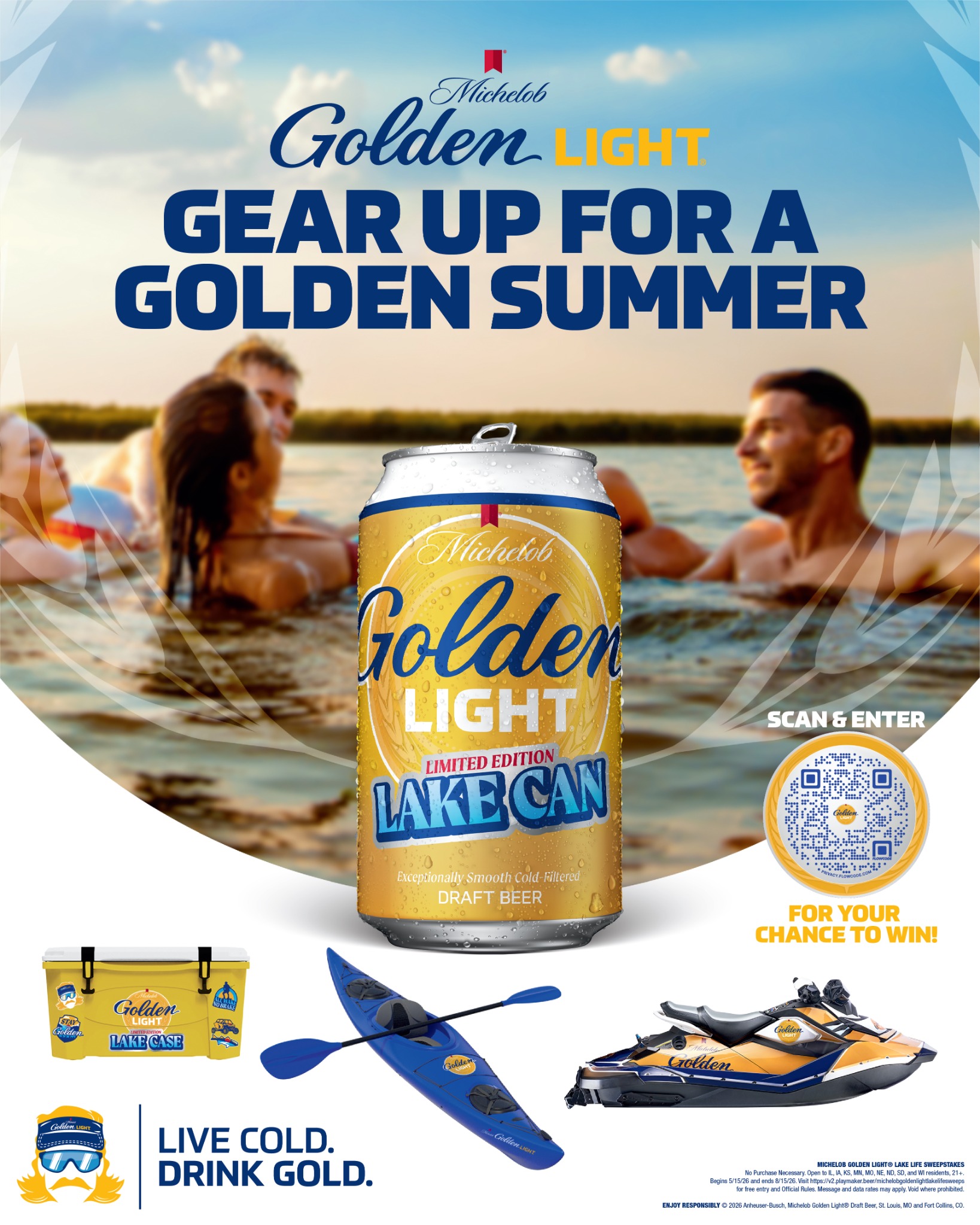 Michelob Golden Light Facebook ad from Jun 1, 2026