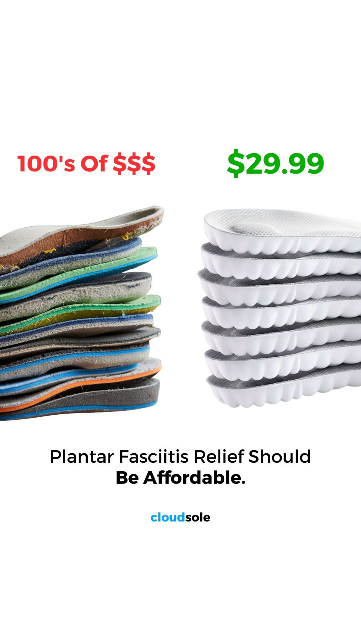 CloudSole Facebook ad
