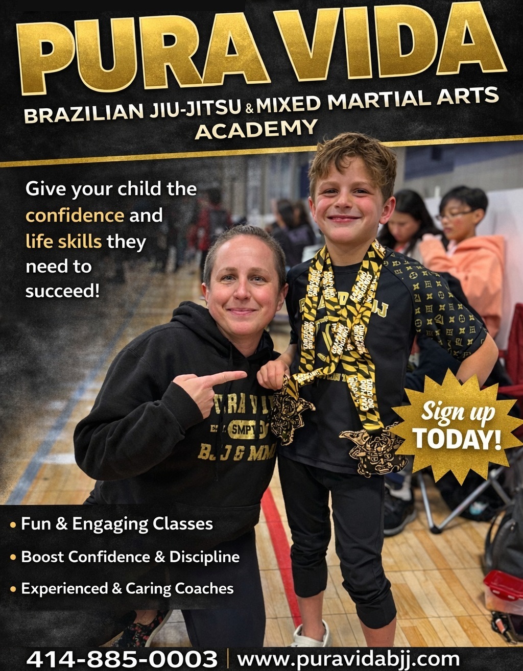 Pura Vida BJJ & MMA Facebook ad: Chat with us