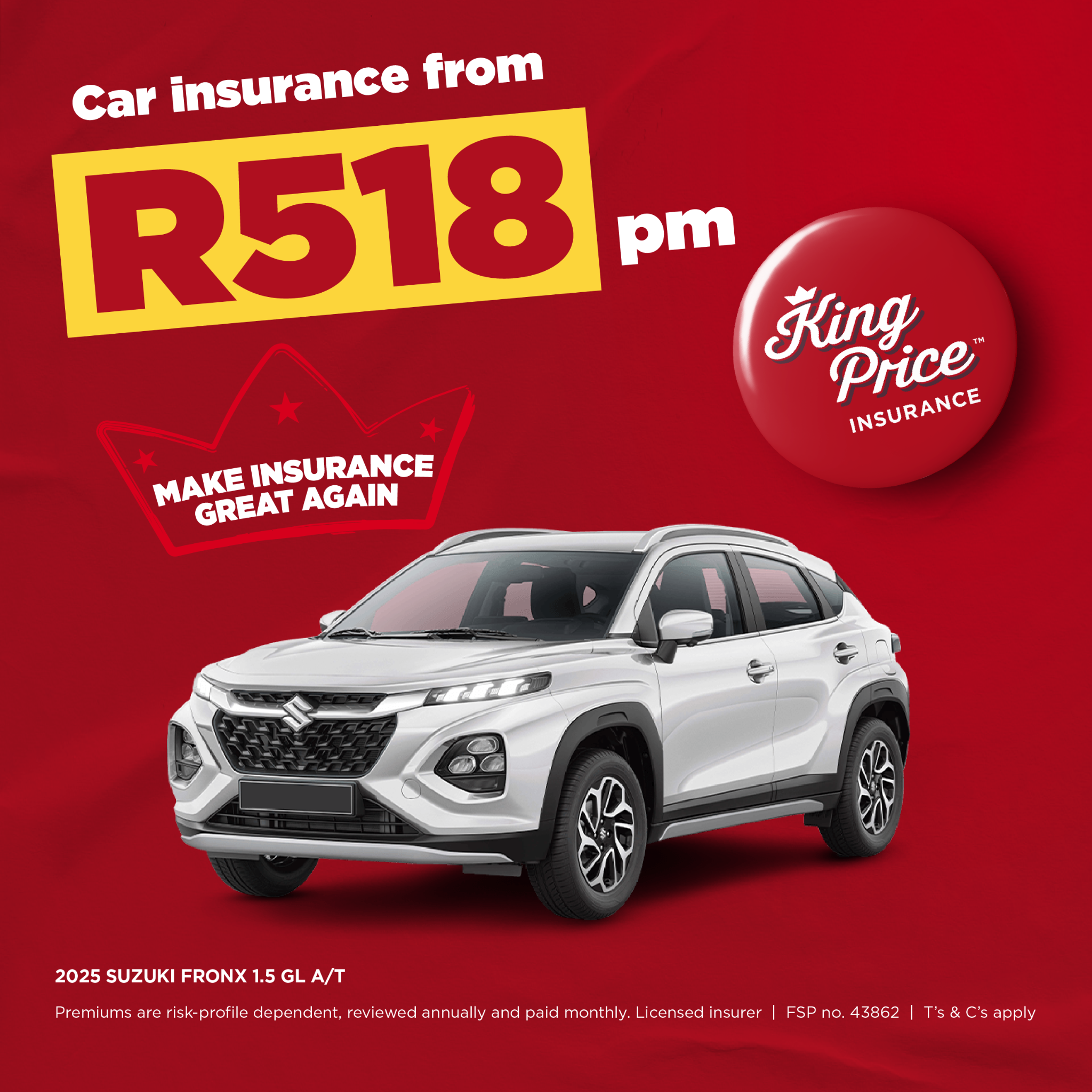 King Price Insurance Facebook ad