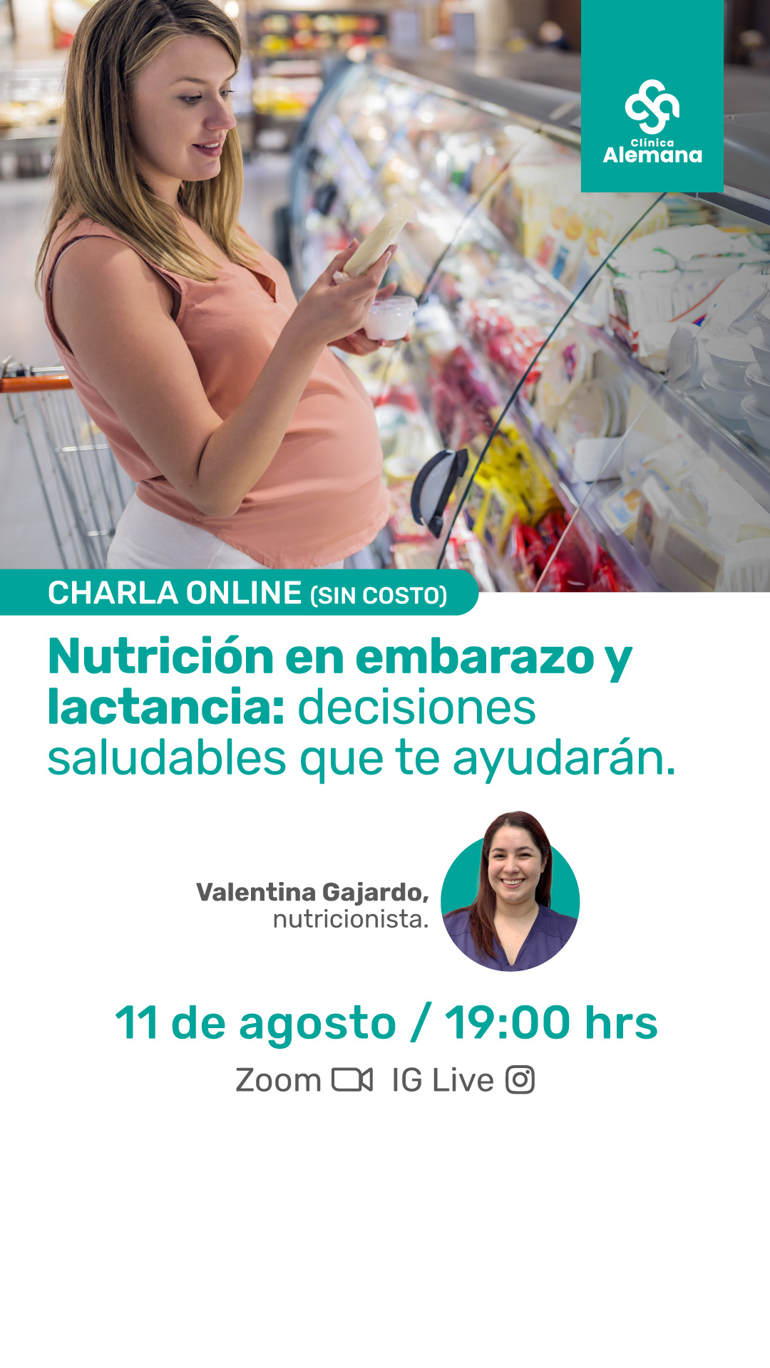 Clínica Alemana de Santiago Facebook ad