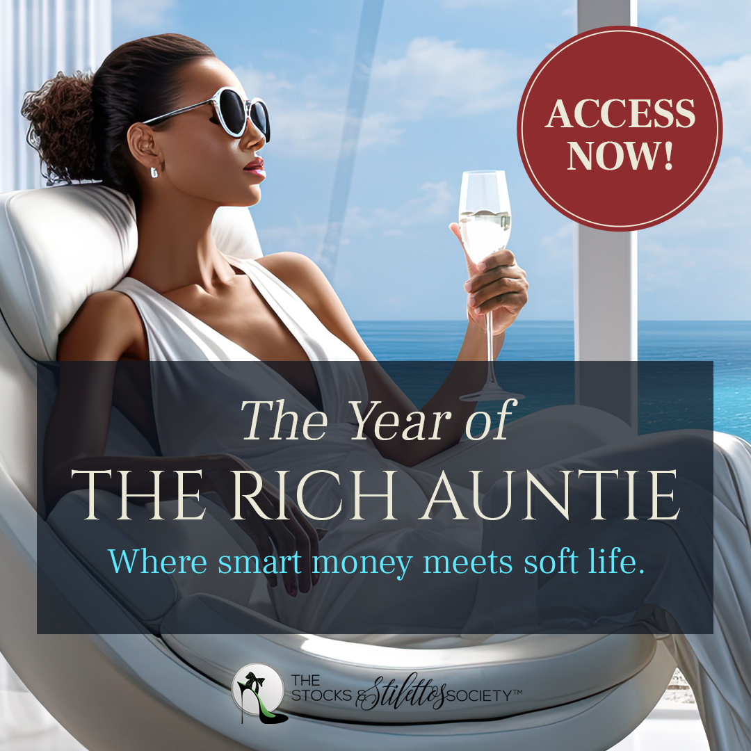 The Stocks & Stilettos Society Facebook ad