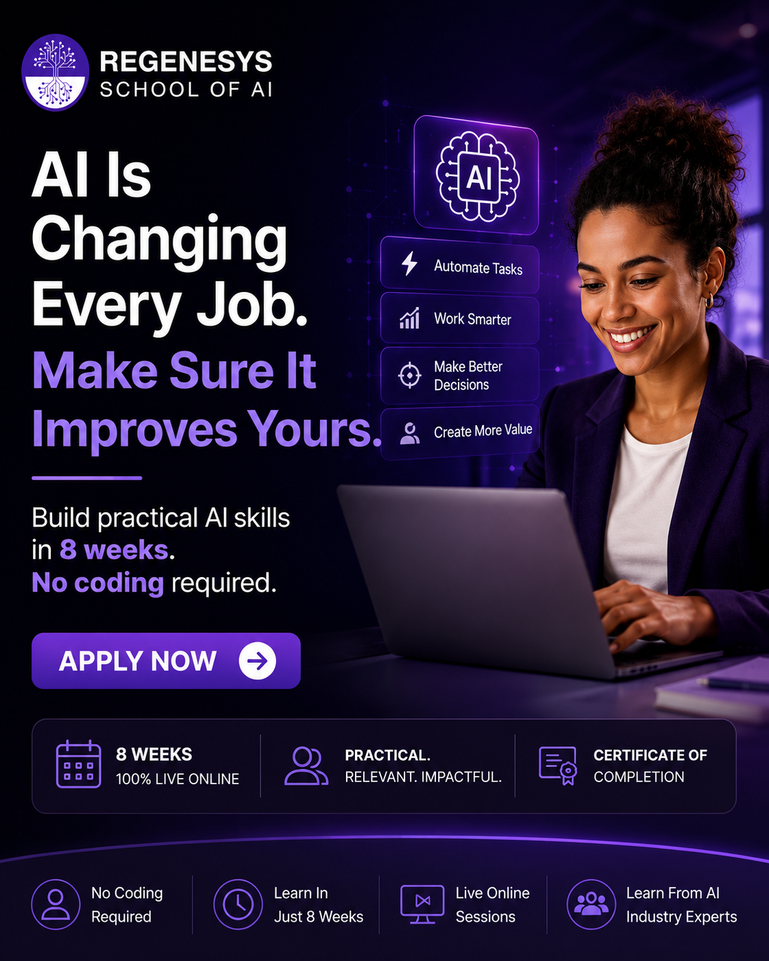 Digital Regenesys Facebook ad