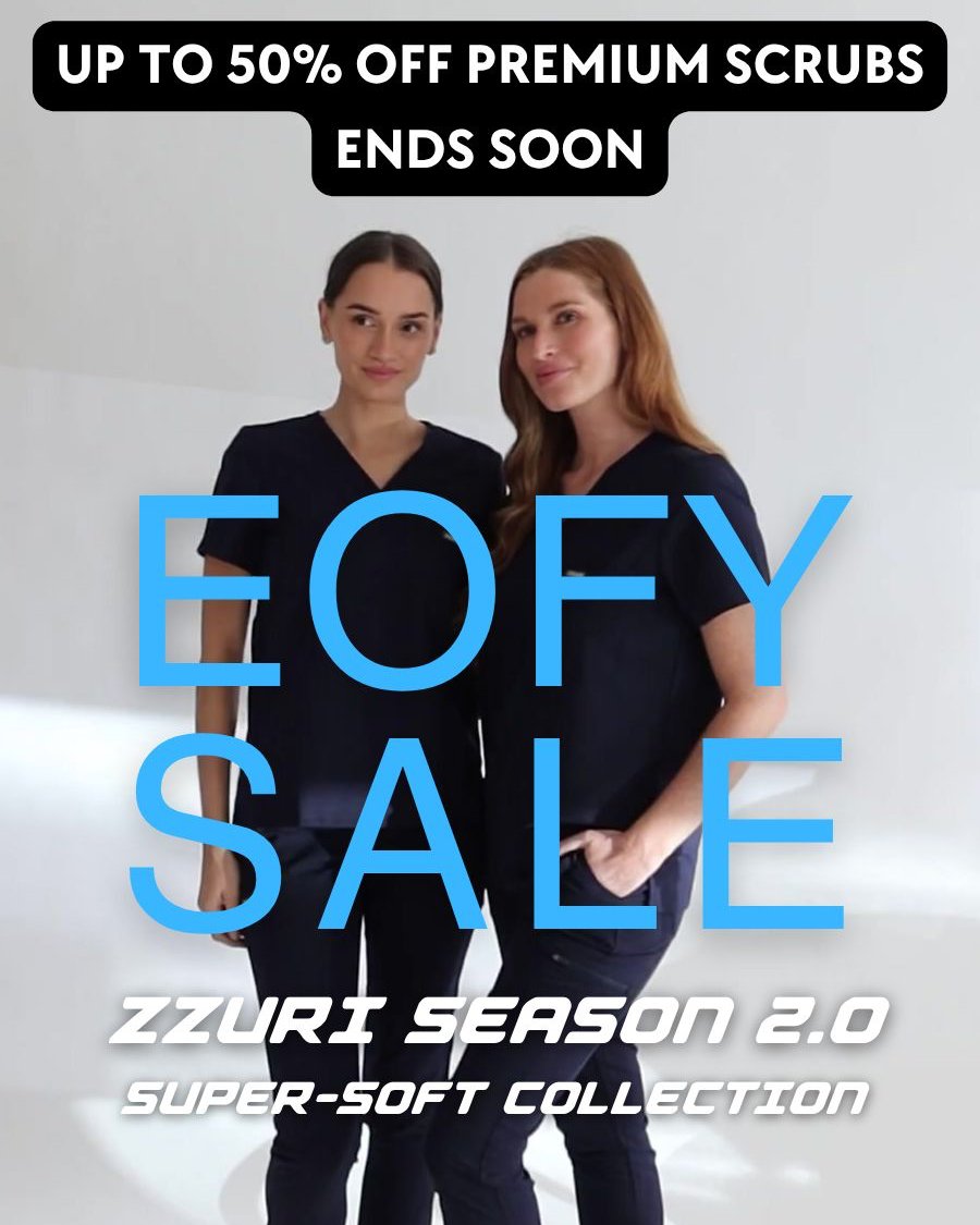 Zzuri Medical Scrubs Facebook ad