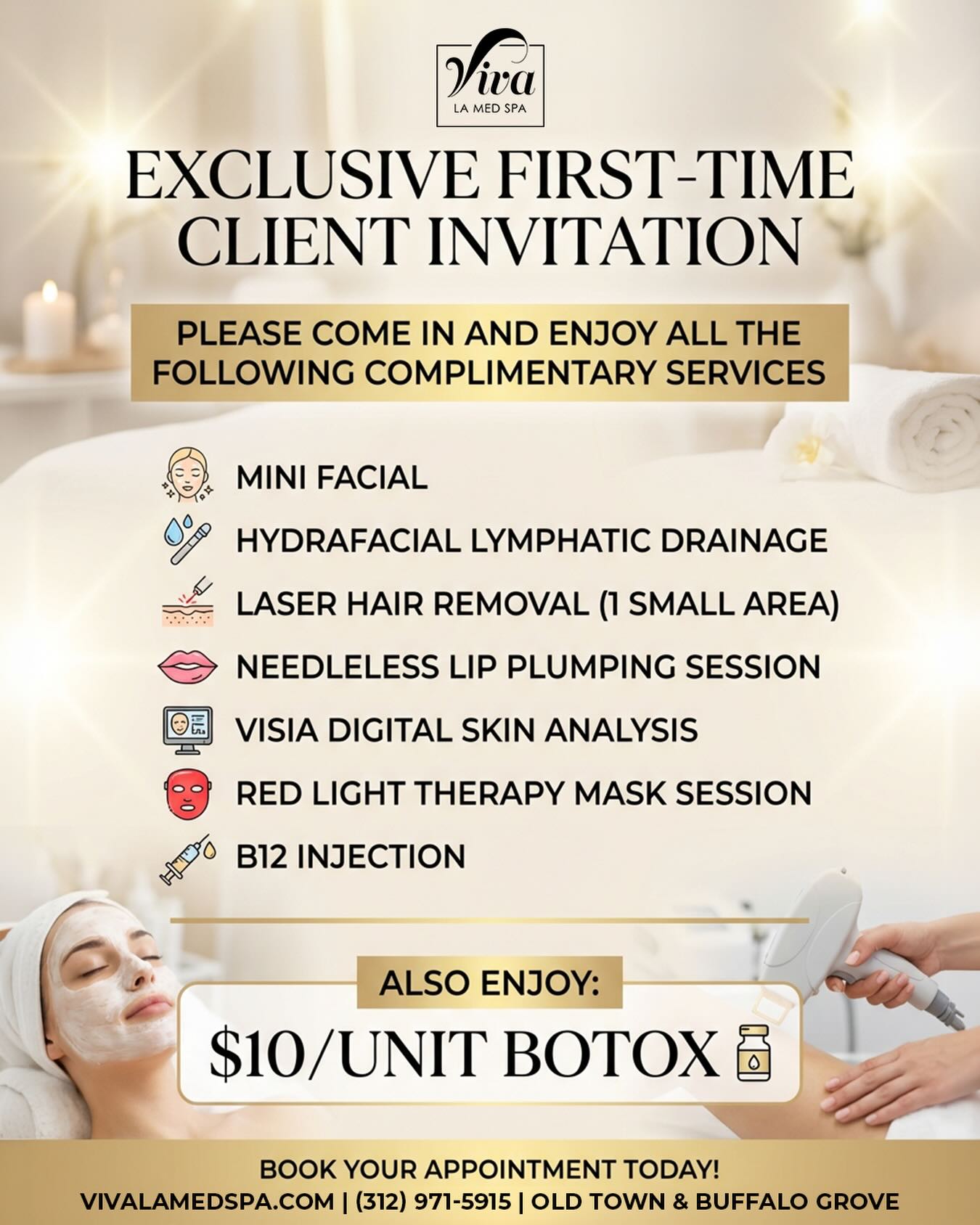 Viva La MedSpa Facebook ad: Instagram