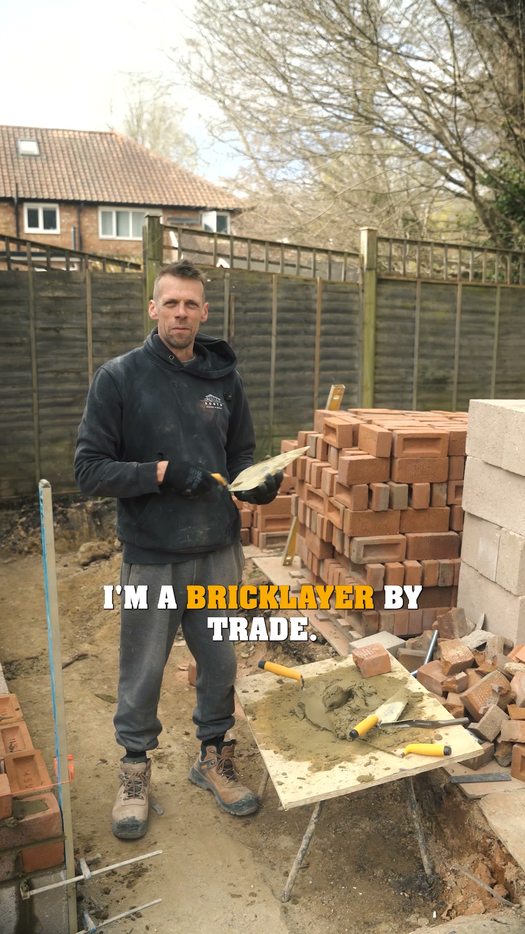 Roughneck Tools Facebook ad: Built Tough for Bricklayers