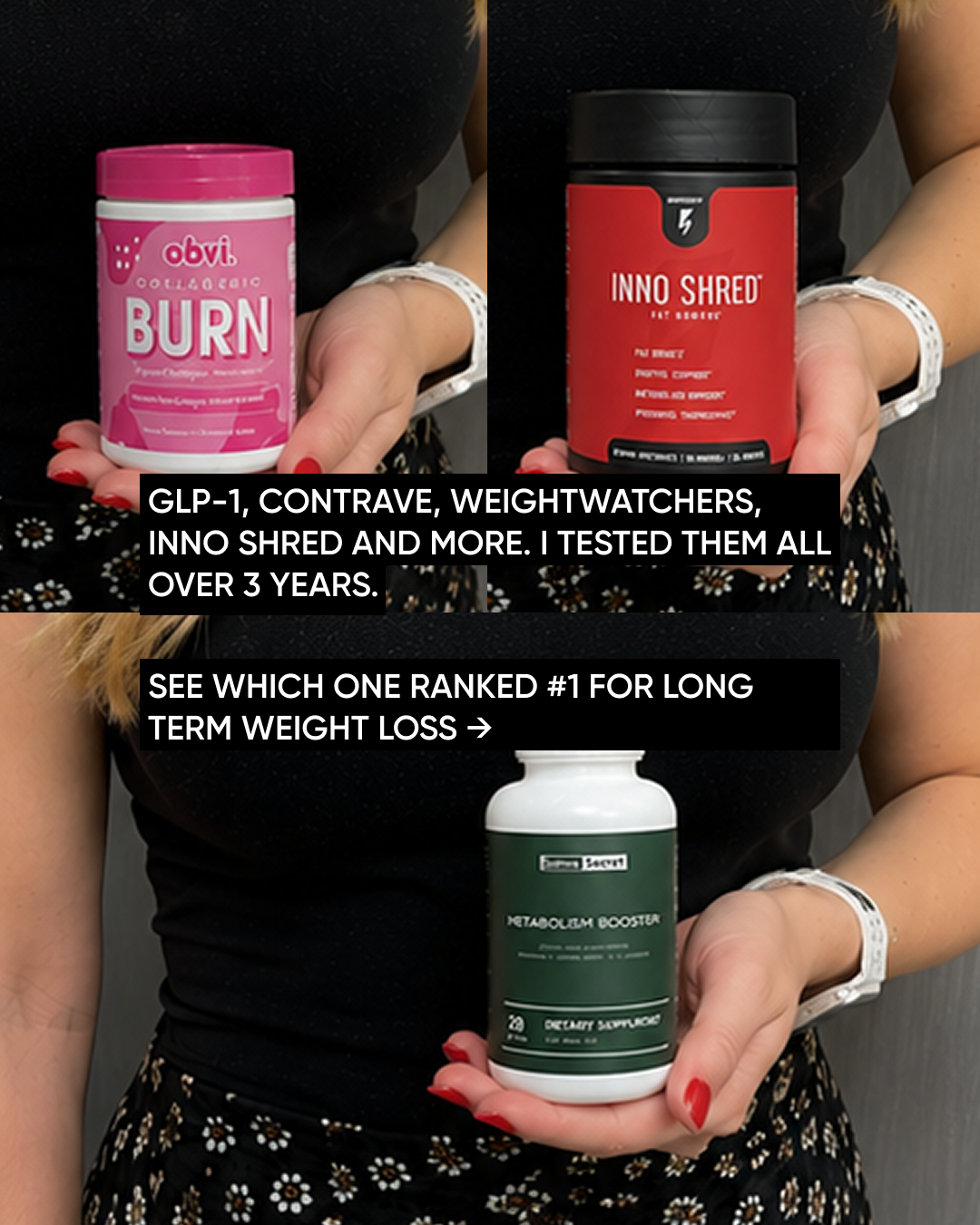 Wellness360 Facebook ad: Works Without the Injections. Rated #1 Overall.