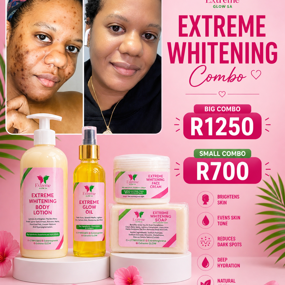 Extreme Glow Skin Facebook ad