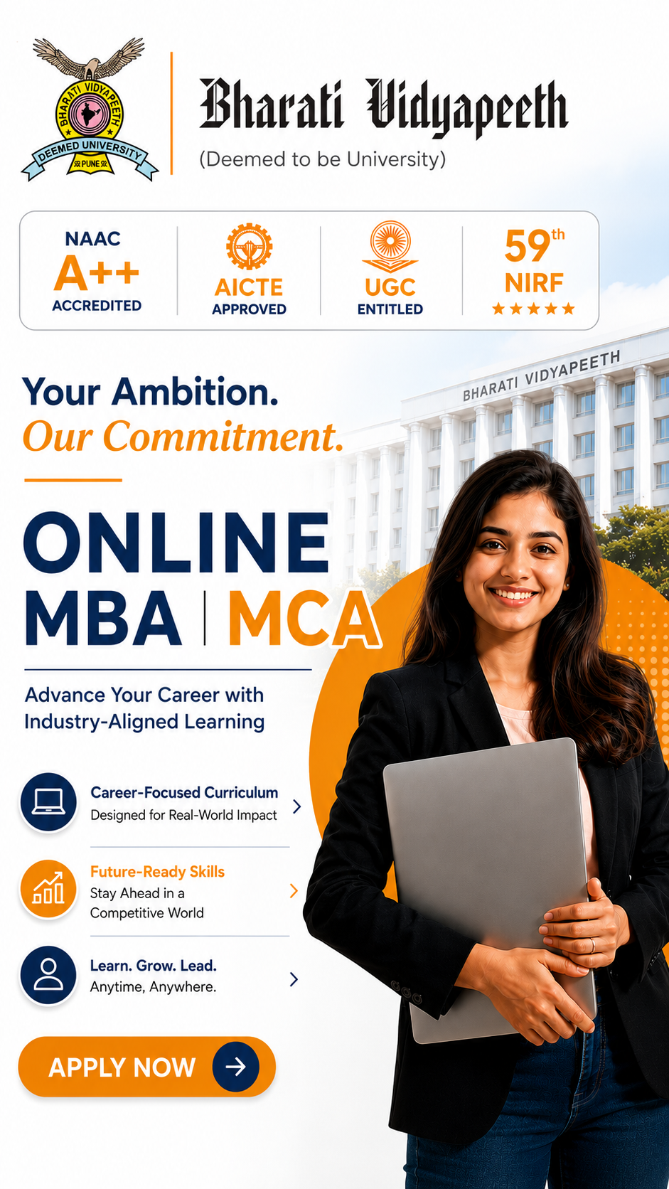 Bharati Vidyapeeth Online Degree Programs  Facebook ad