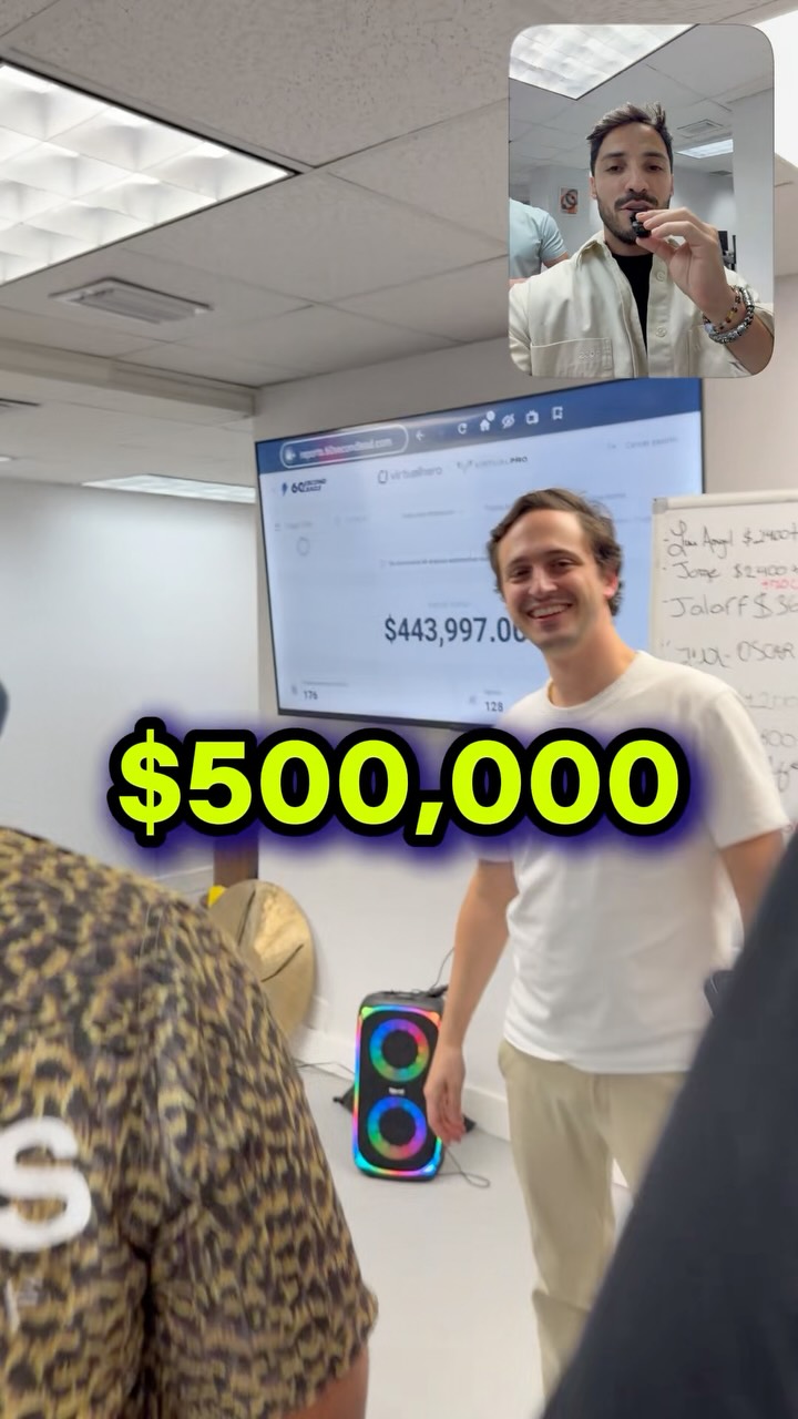 Virtual Hero Group Facebook ad: $500,000 en ventas en un solo día.