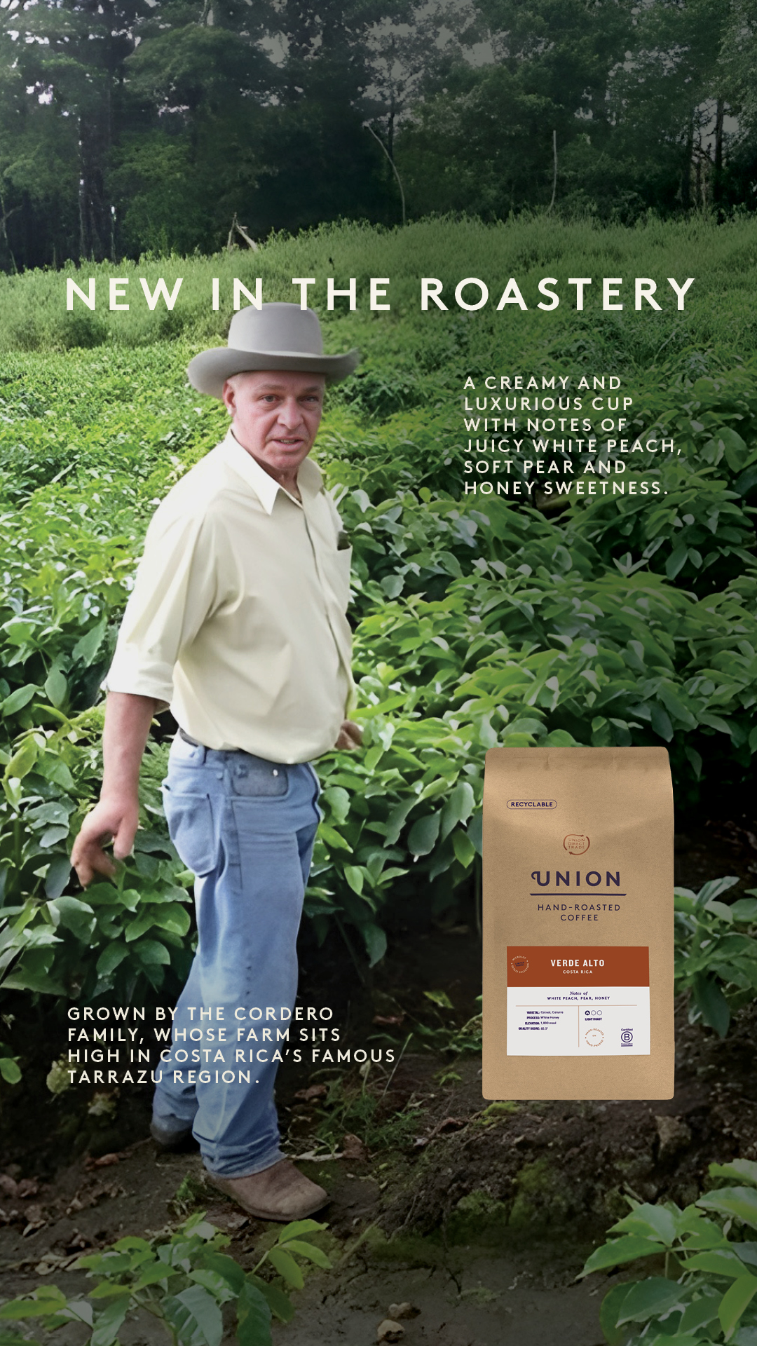 Union Hand-Roasted Coffee Facebook ad