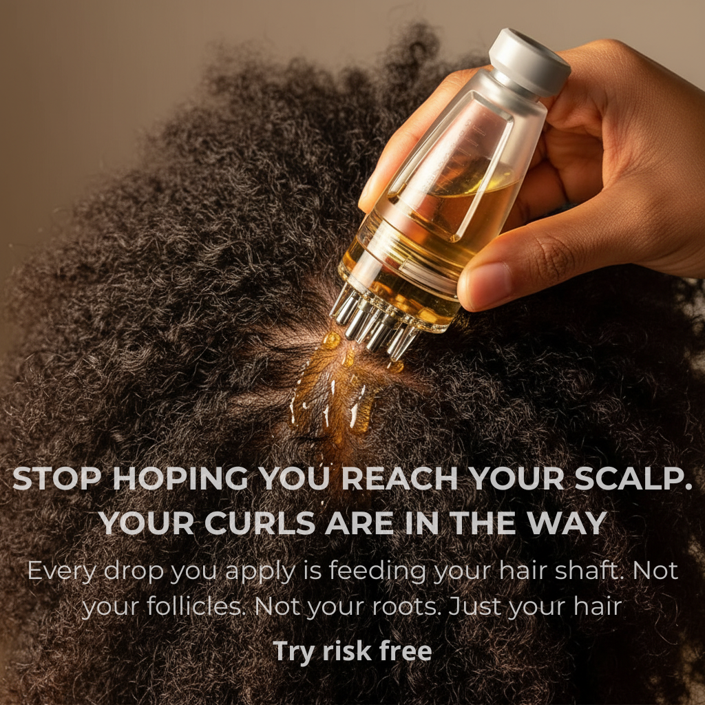CurlBase Facebook ad: Built for curls. Not around them