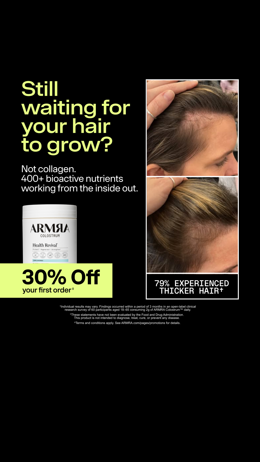 ARMRA Facebook ad