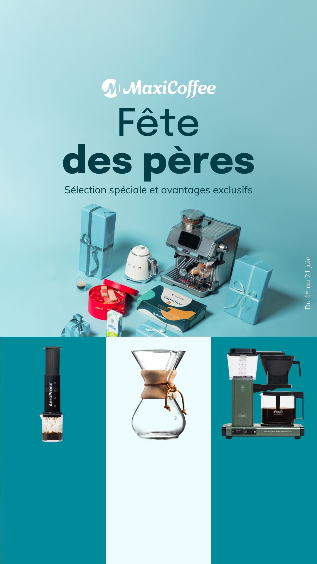 MaxiCoffee Facebook ad