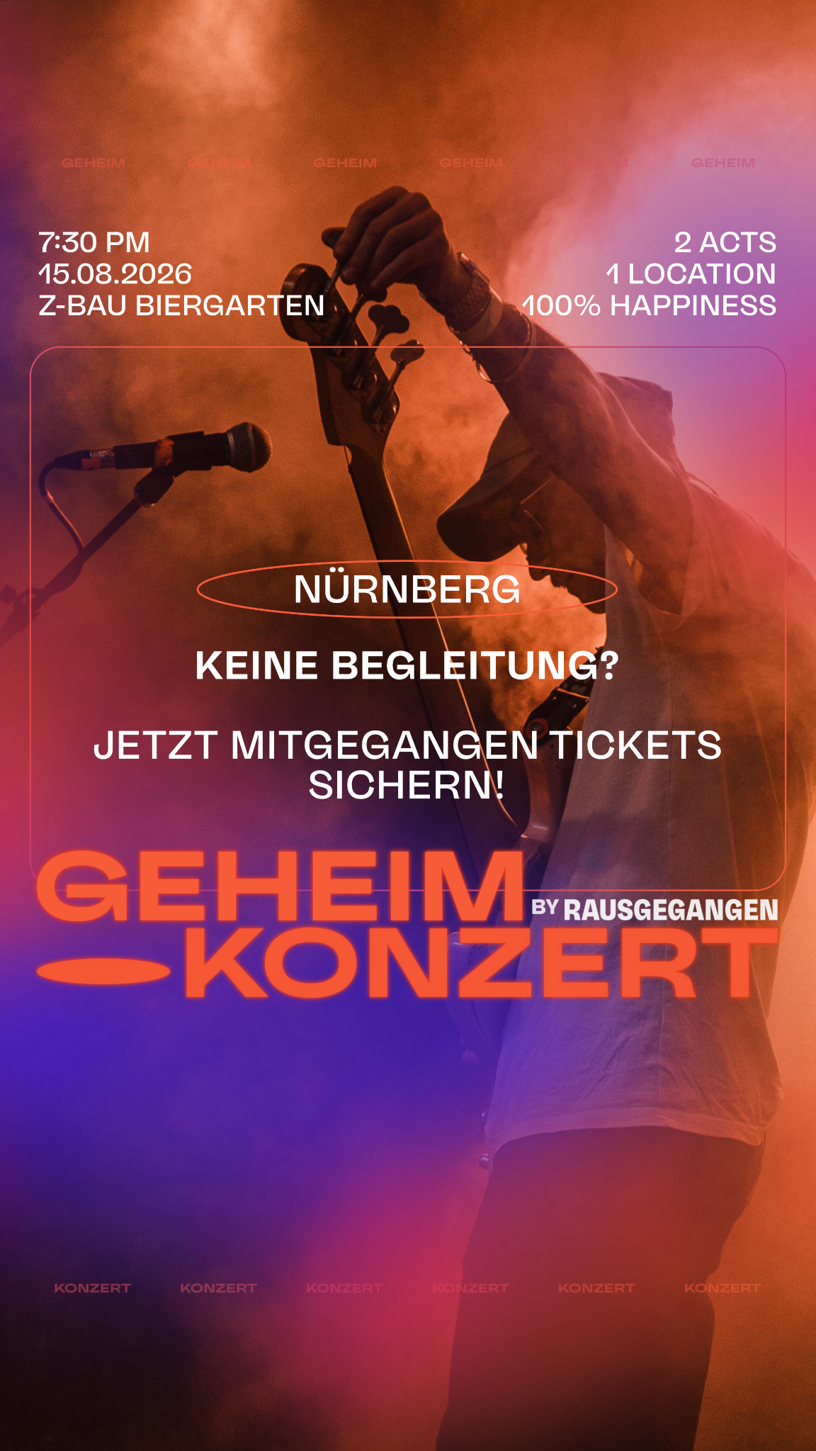 Geheimkonzerte Facebook ad