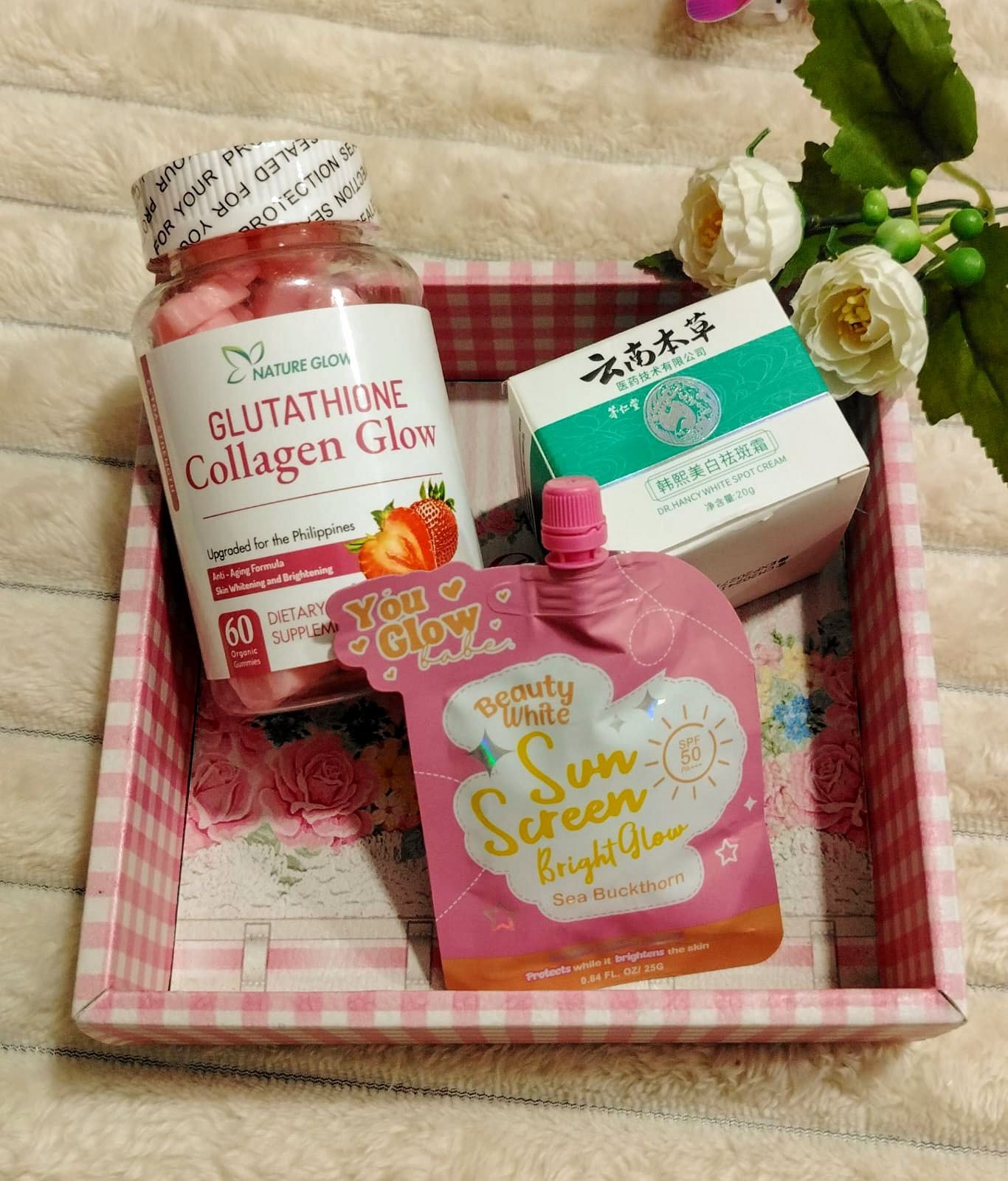 Pinoy Shop Jeddah/Makkah Facebook ad: Skin care Products
