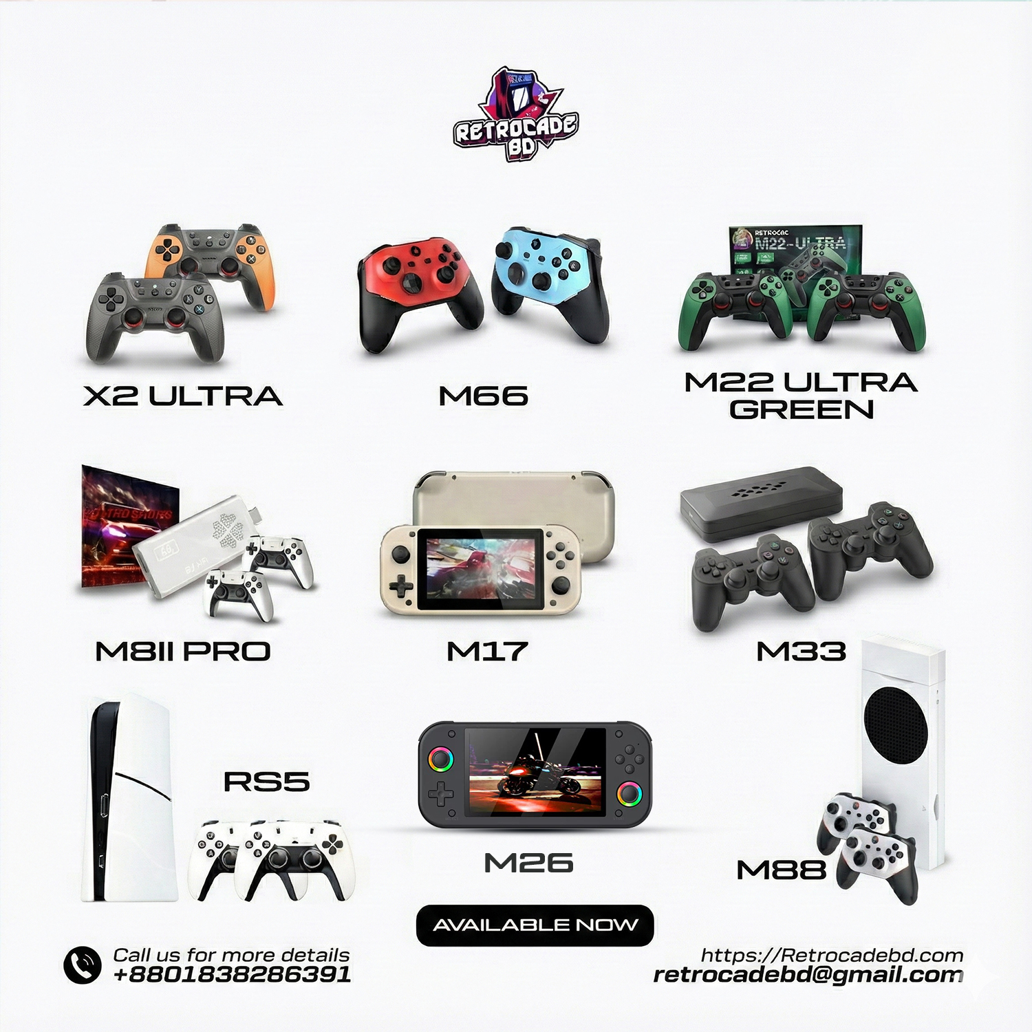 Retrocade BD Facebook ad: BANGLADESH’S RETRO GAMING DESTINATION, RETROCADE BD