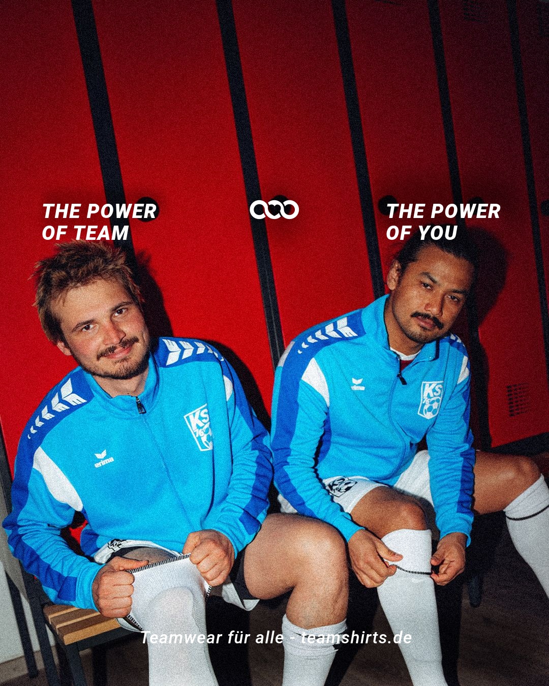 TeamShirts Facebook ad: Teamwear für Clubs und Events