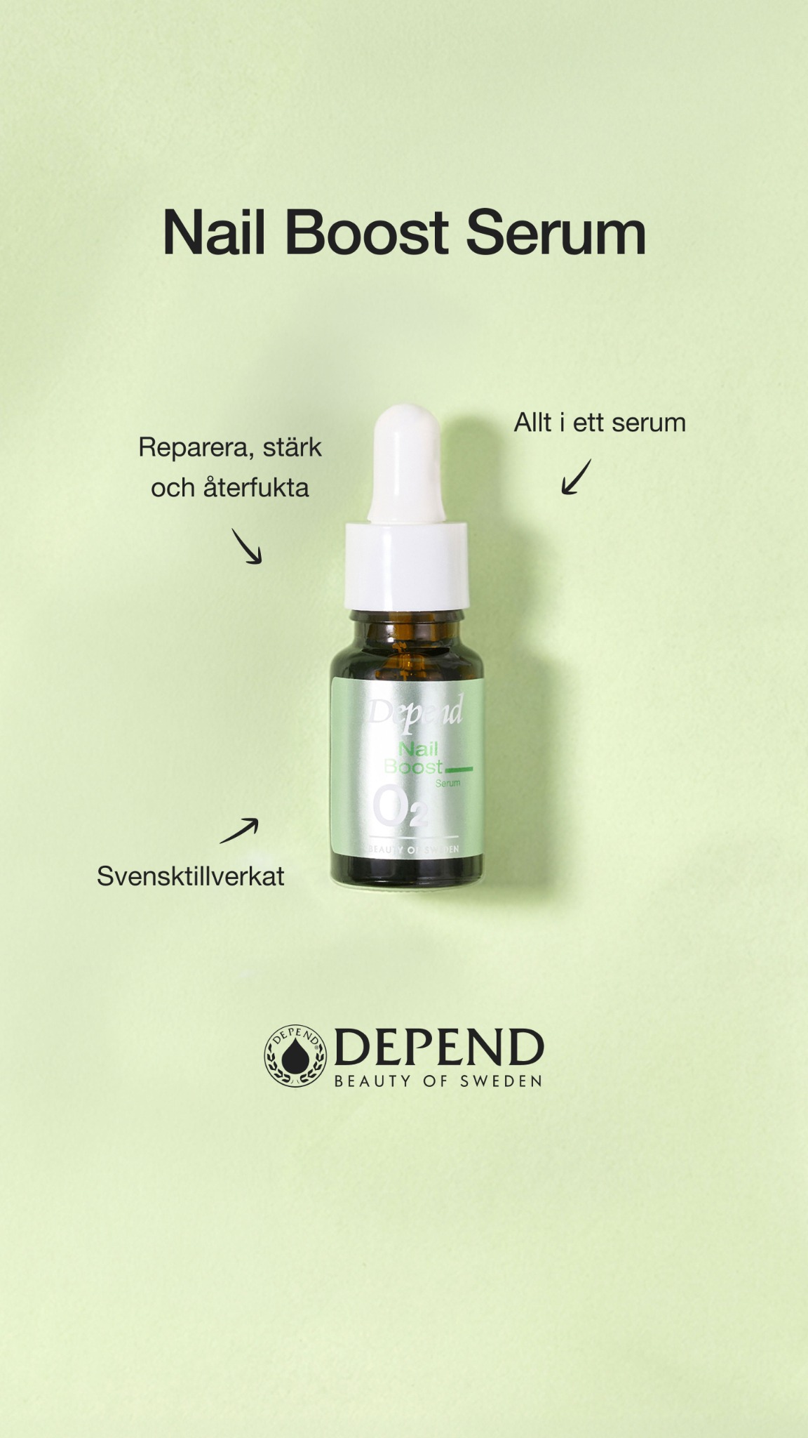 Depend Cosmetic Facebook ad: Ge naglarna en riktig boost
