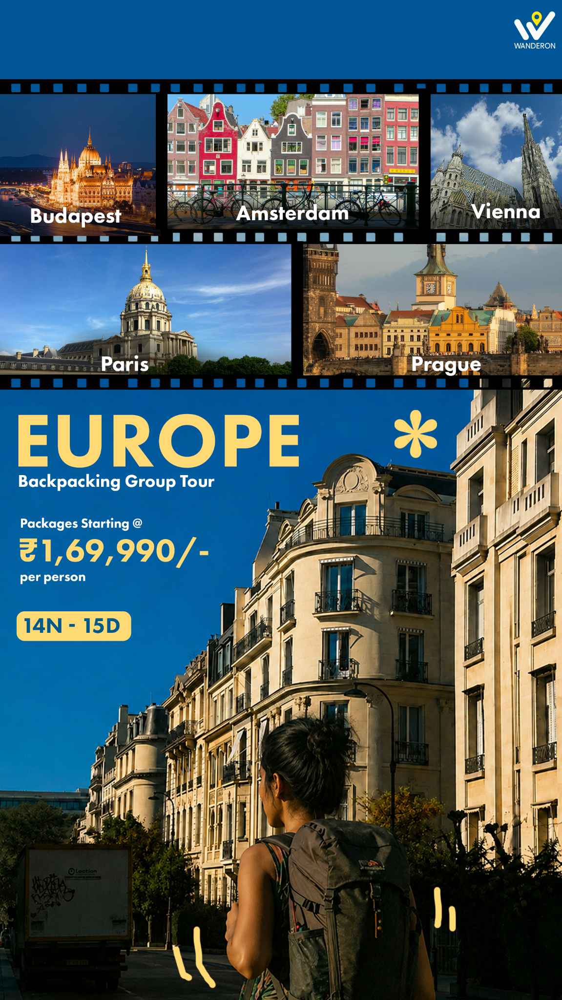WanderOn Facebook ad: Who hasn’t dreamt of backpacking across Europe?