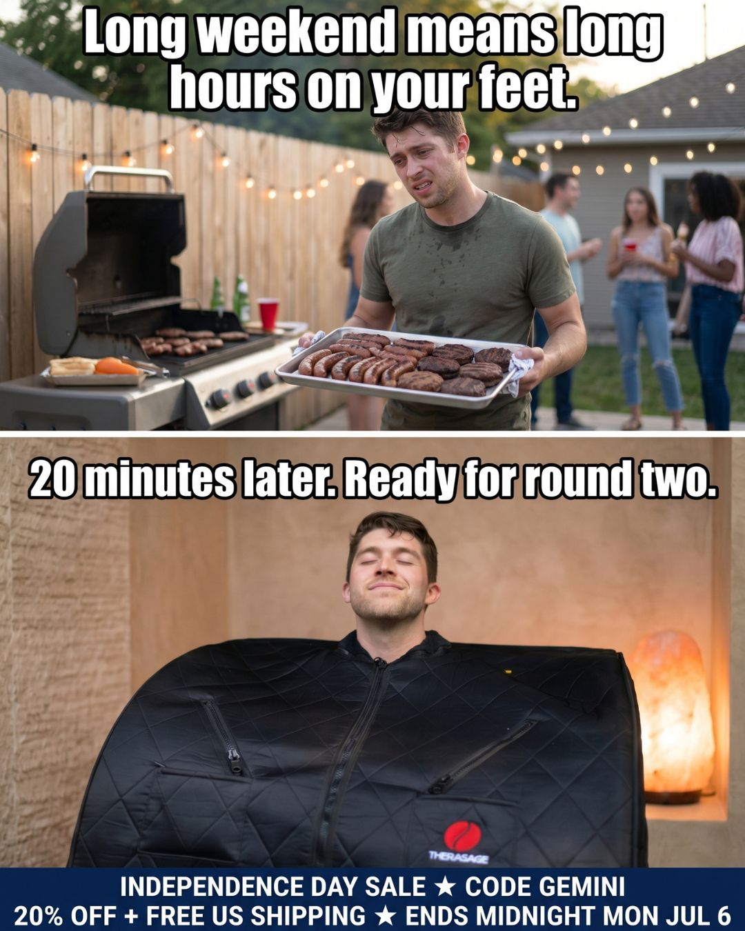 Therasage Facebook ad
