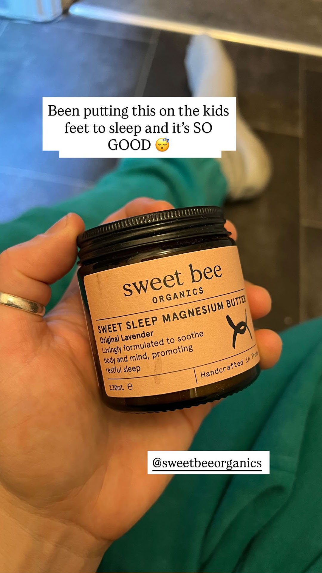 Sweet Bee Organics Facebook ad