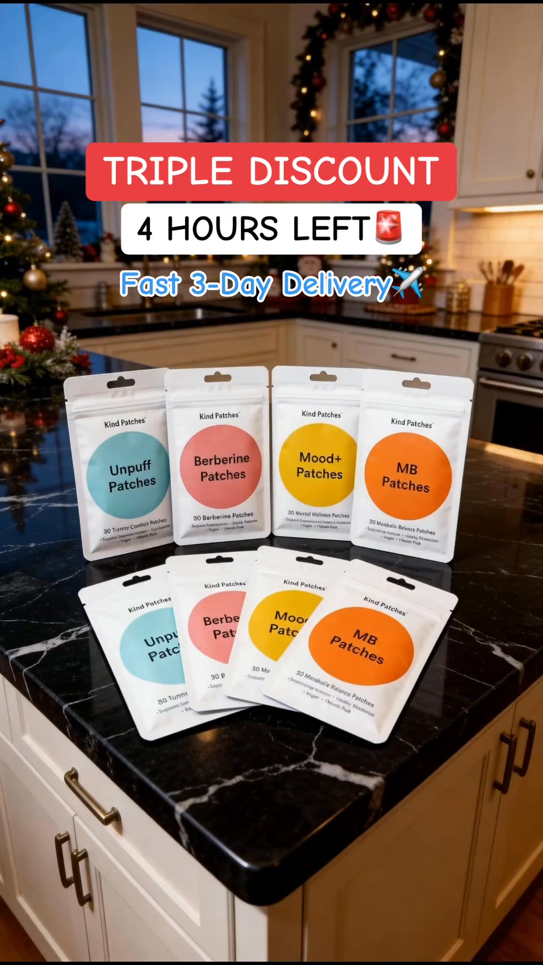 Kind Patches Facebook ad: Happy Burn Bundle