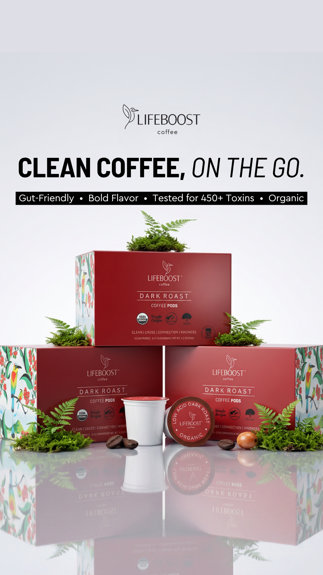 Lifeboost Coffee Facebook ad