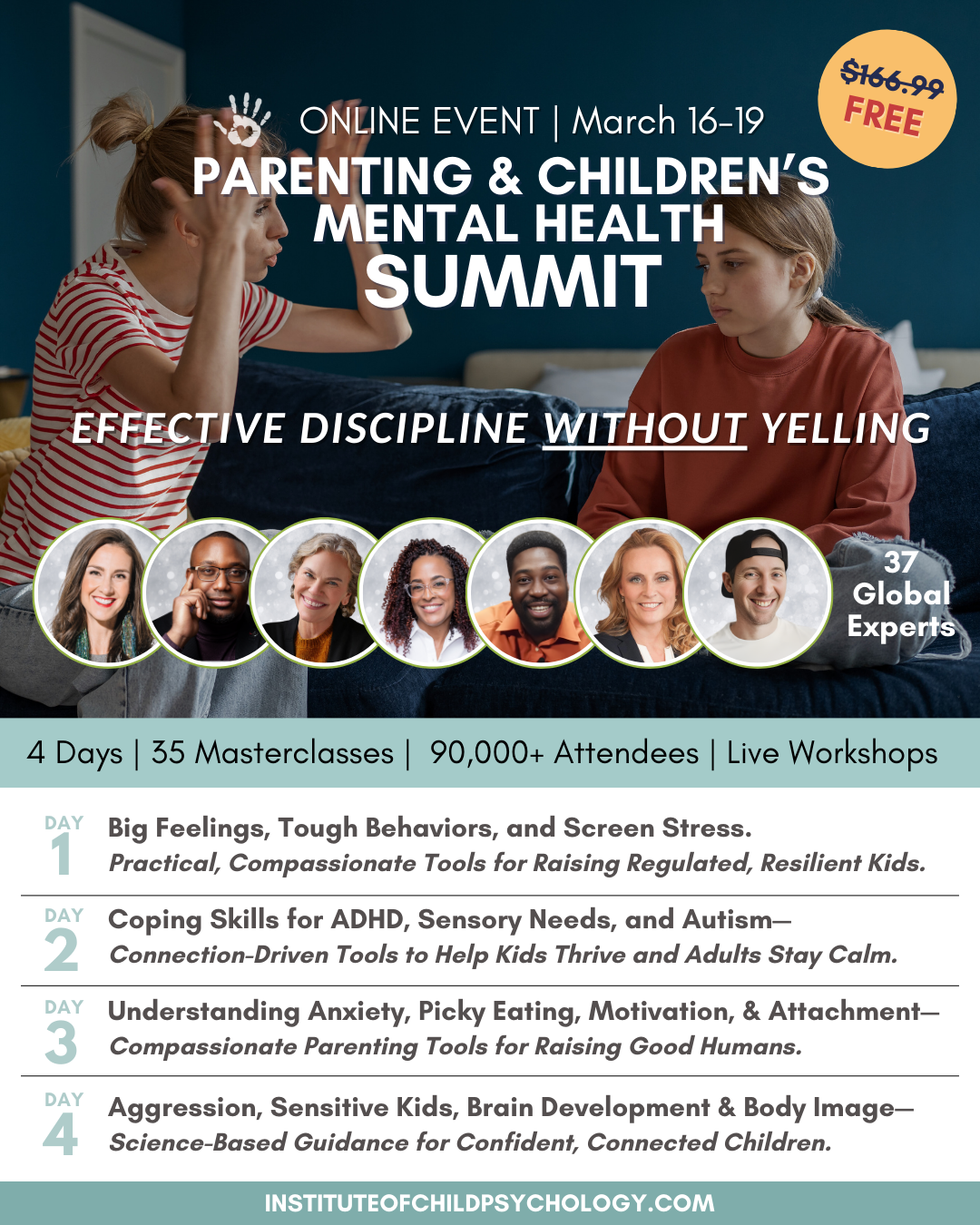 Institute of Child Psychology Facebook ad