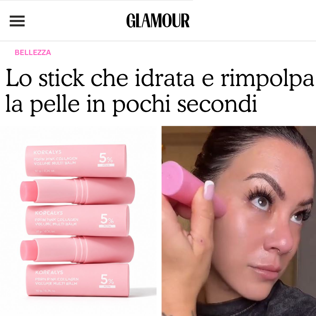 Korealyss beauty Facebook ad: GlowLift Stick al Collagene