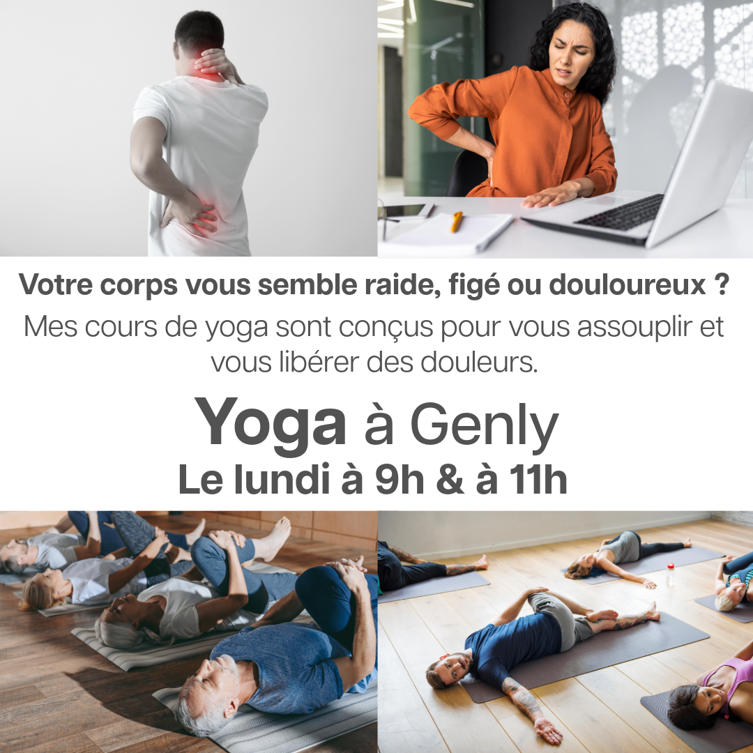 Sylvain Derre - Yoga & Médium Facebook ad: Réservez votre cours de yoga à Genly