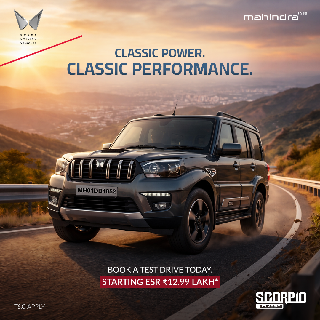 Mahindra Scorpio Facebook ad