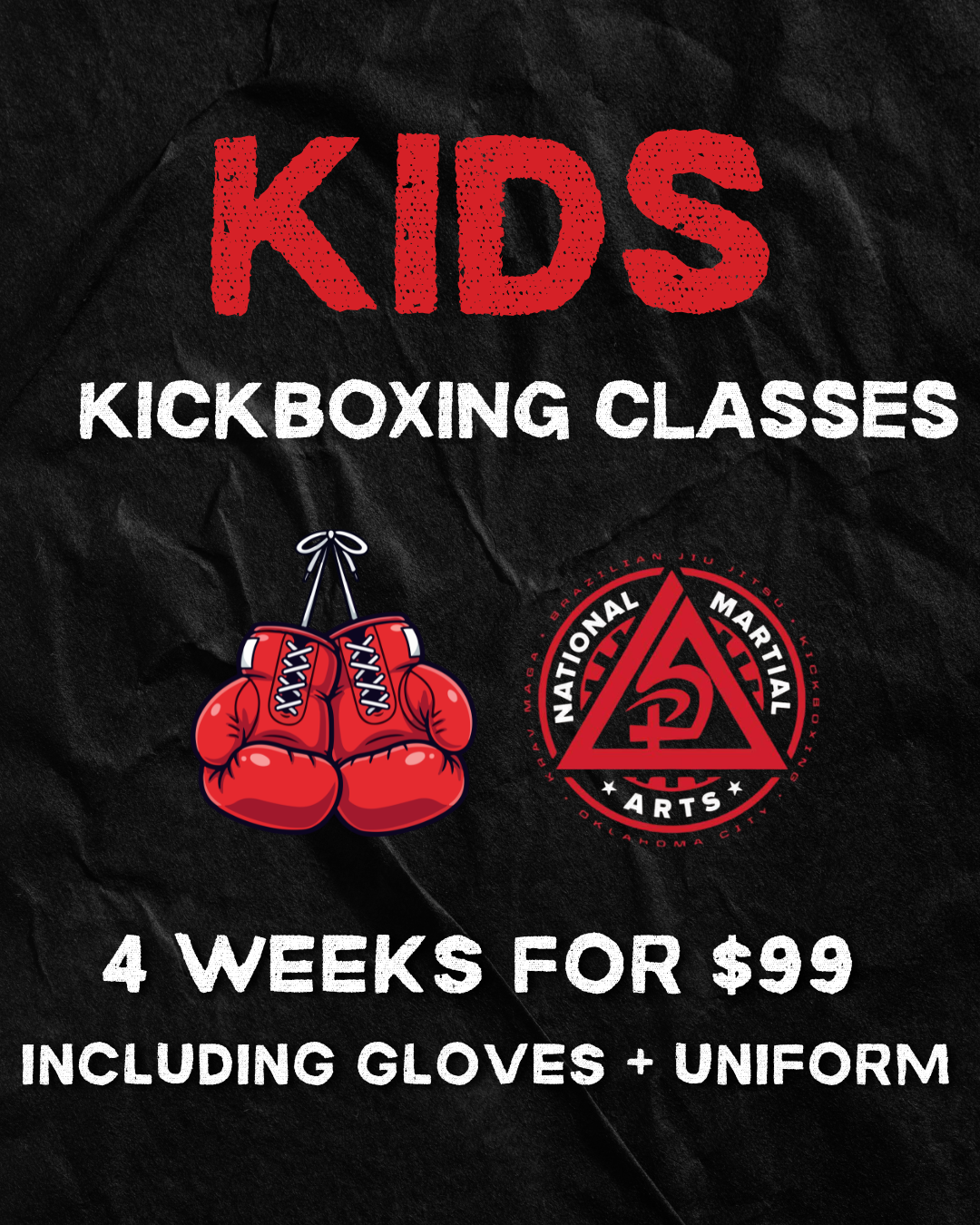 National Martial Arts Facebook ad: Your Child's Confidence Starts Here