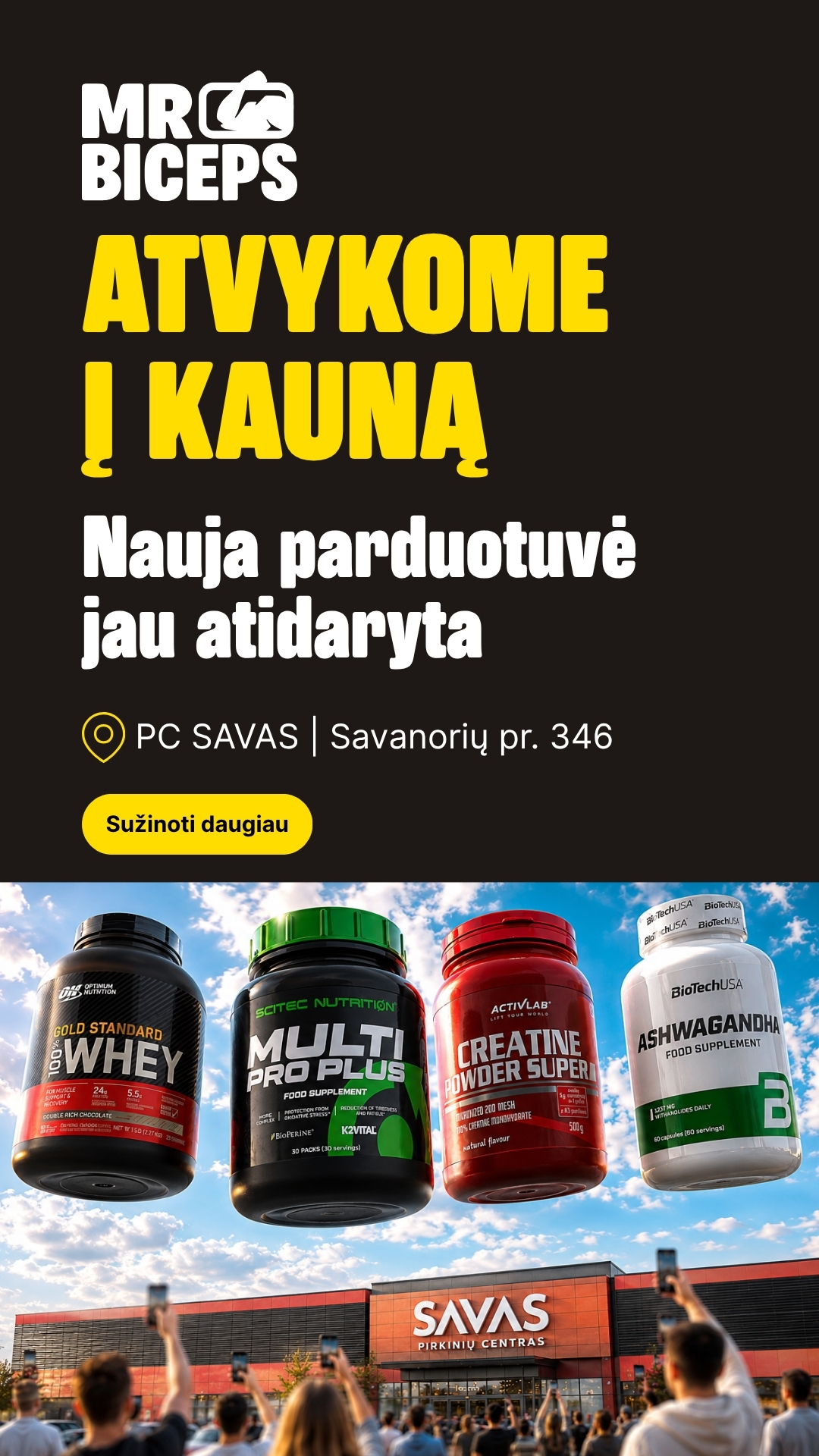 MrBiceps - Maisto Papildai Facebook ad
