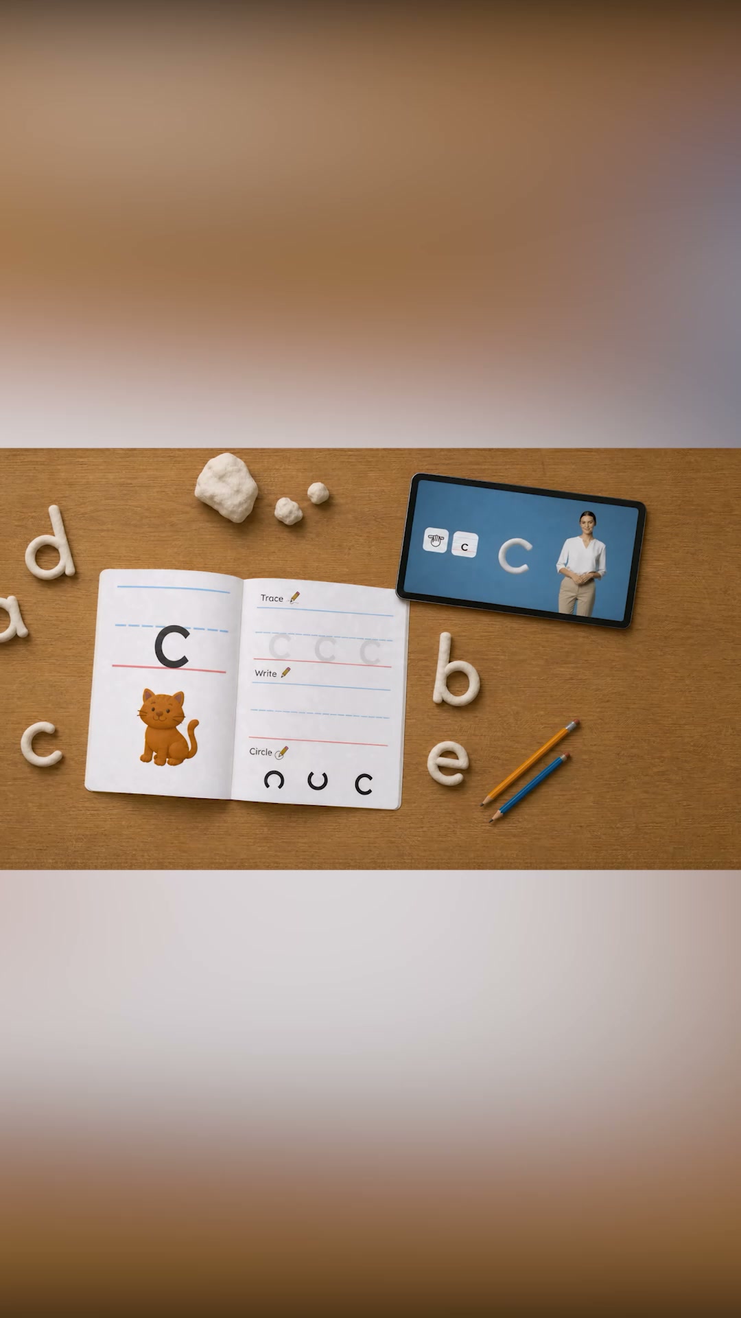 BrainScience Works Facebook ad: Discover Learning Letters