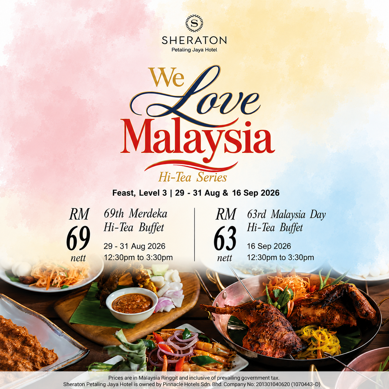 Sheraton Petaling Jaya Hotel Facebook ad: 𝐃𝐢𝐧𝐞, 𝐒𝐚𝐯𝐨𝐮𝐫 & 𝐂𝐞𝐥𝐞𝐛𝐫𝐚𝐭𝐞 𝐚𝐭…
