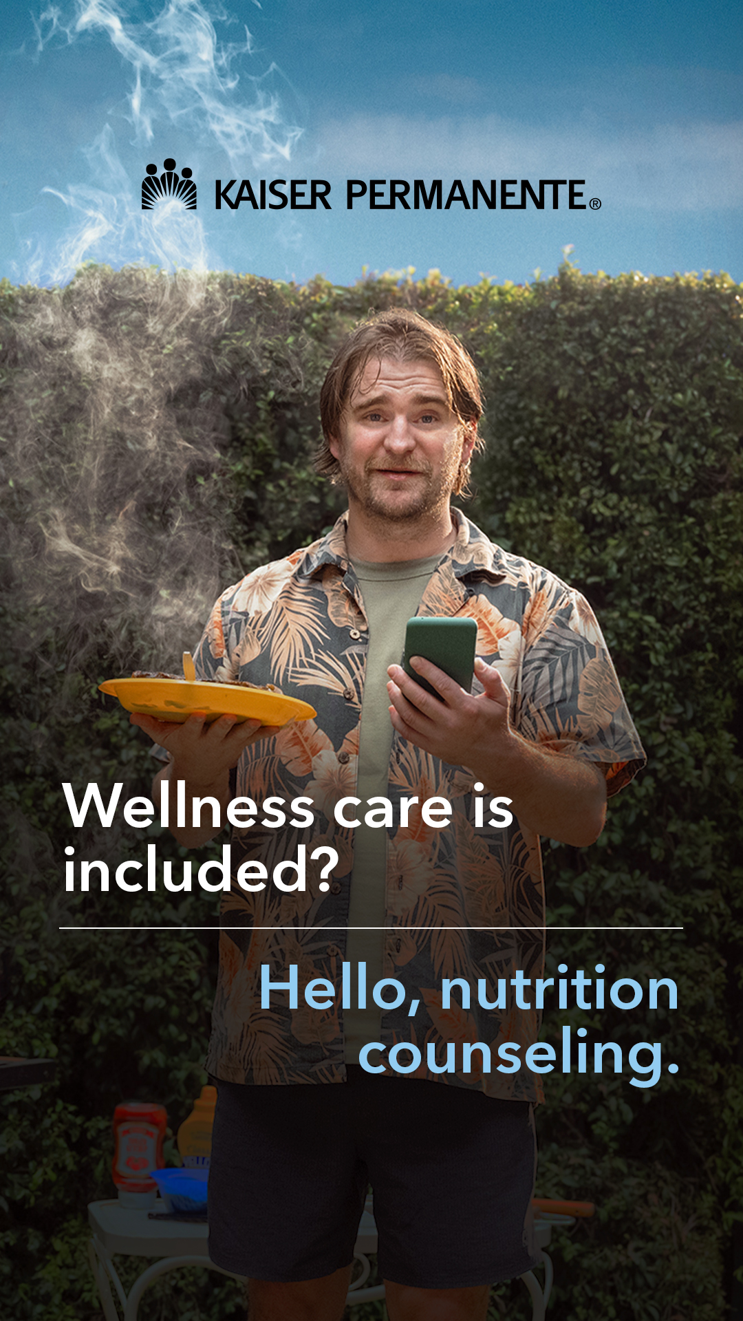 Kaiser Permanente Facebook ad: Wellness care is included?