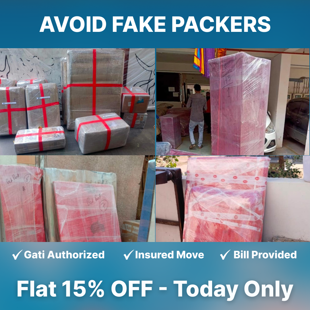 Gati Shifting Packers Pvt Ltd Facebook ad: Apni packing aur shifting ko stress-free banaye!