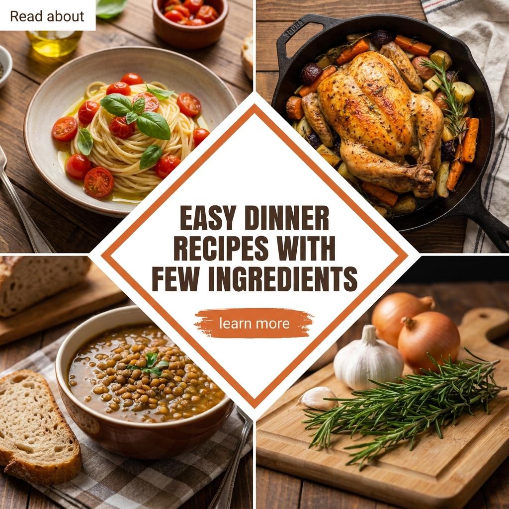 Happy Zone Facebook ad: Read About Easy Dinner Recipes With Few Ingredients