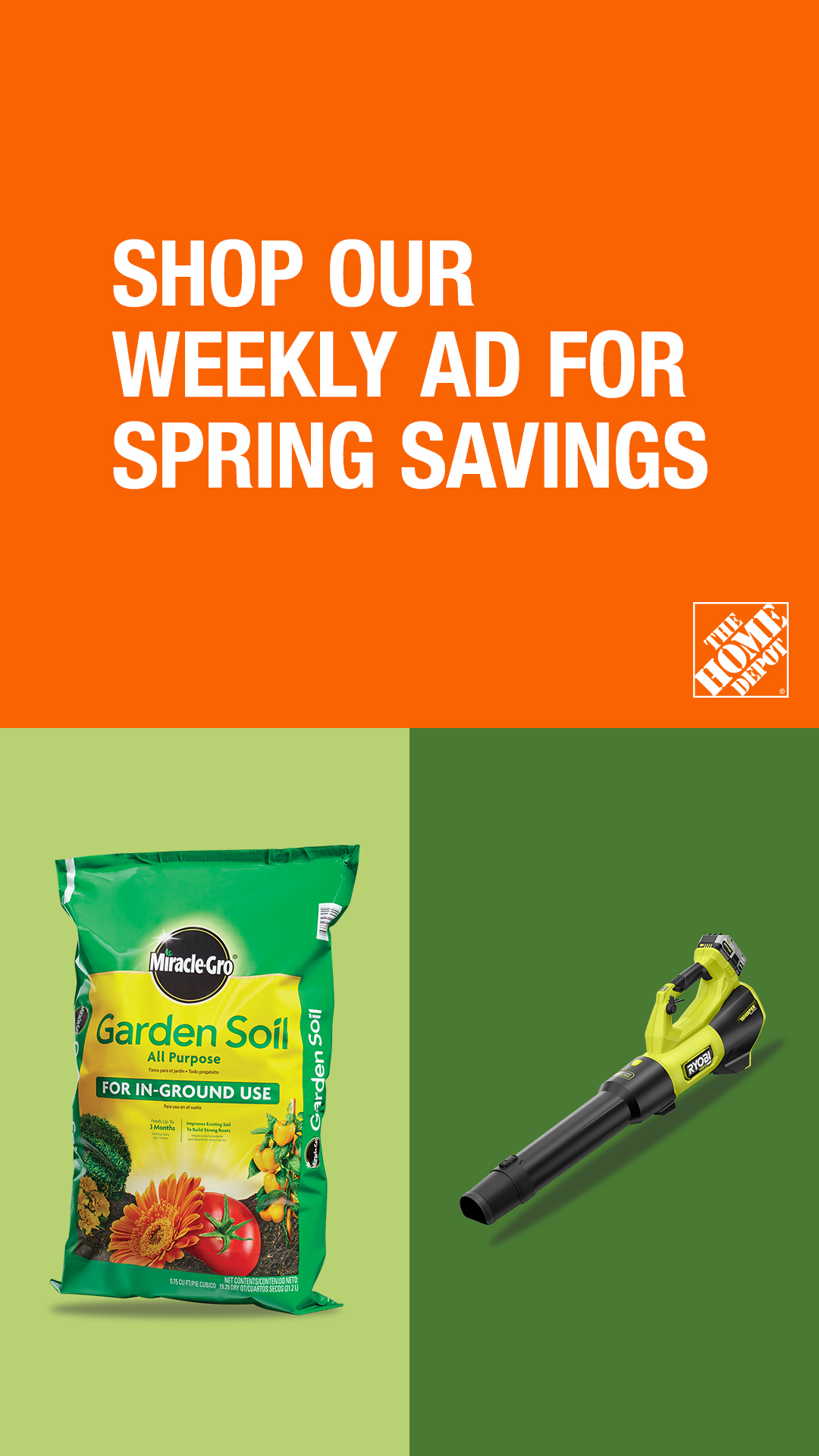 The Home Depot Facebook ad