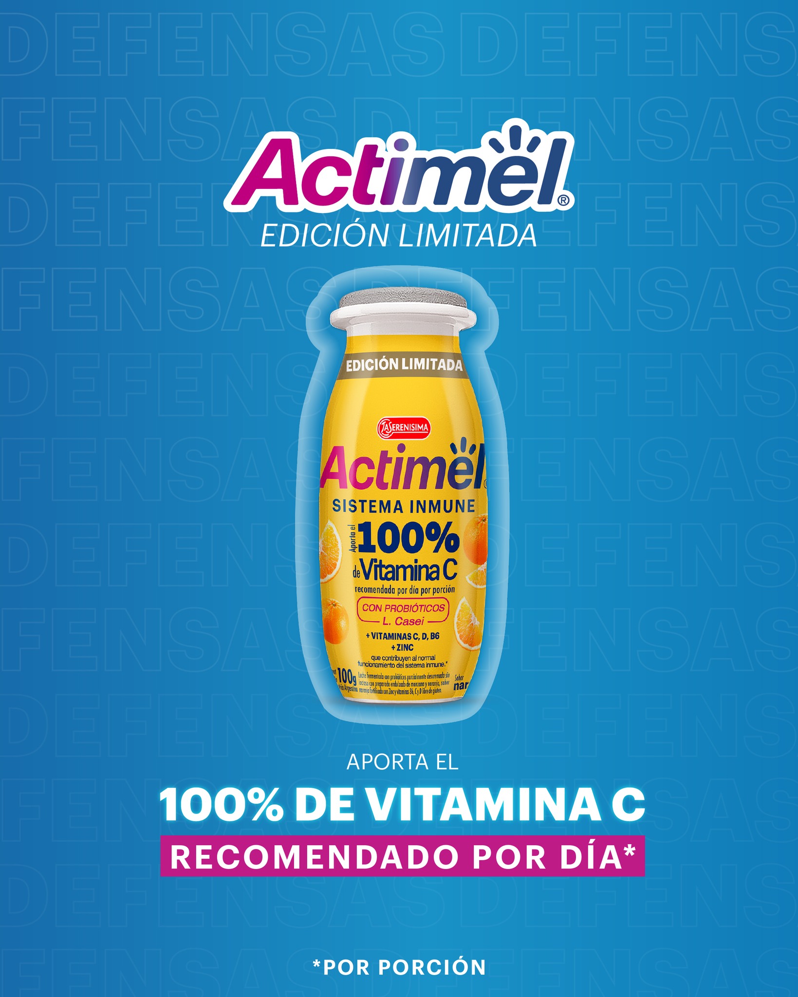 Actimel Uruguay Facebook ad