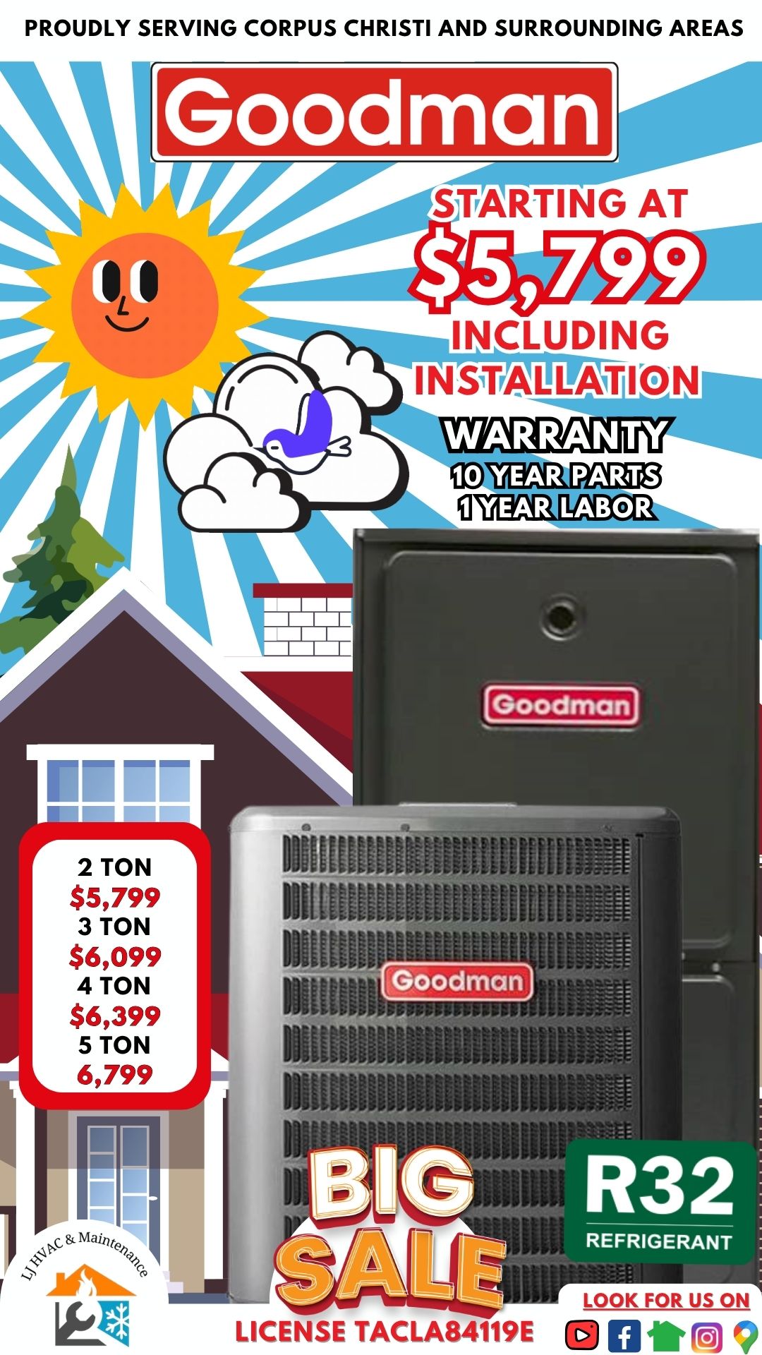 L&J Maintenance Services Facebook ad