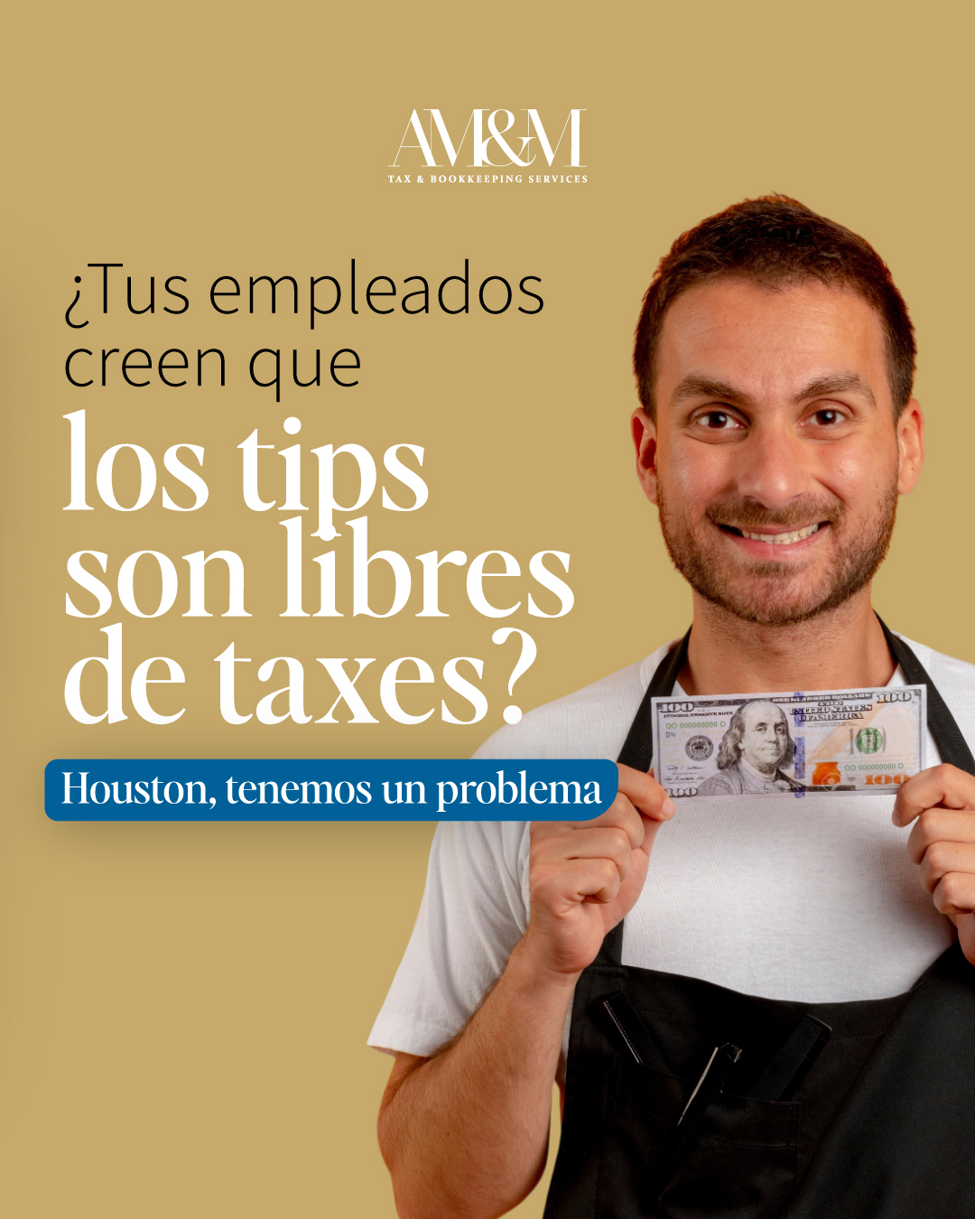 AM&M - Tax & Bookkeeping Facebook ad: ¿Sabías que en California tus empleados están obligados…