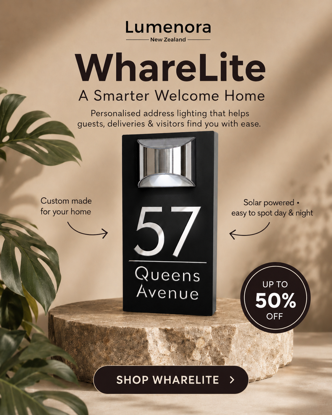 Lumenora.co.nz Facebook ad