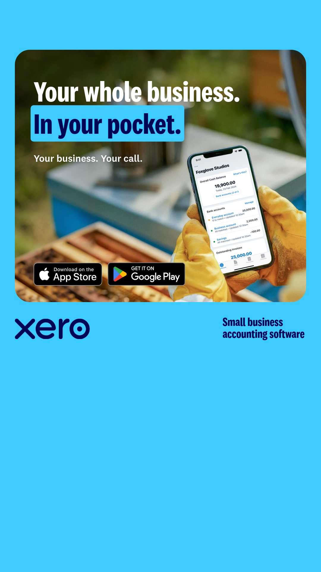Xero Facebook ad