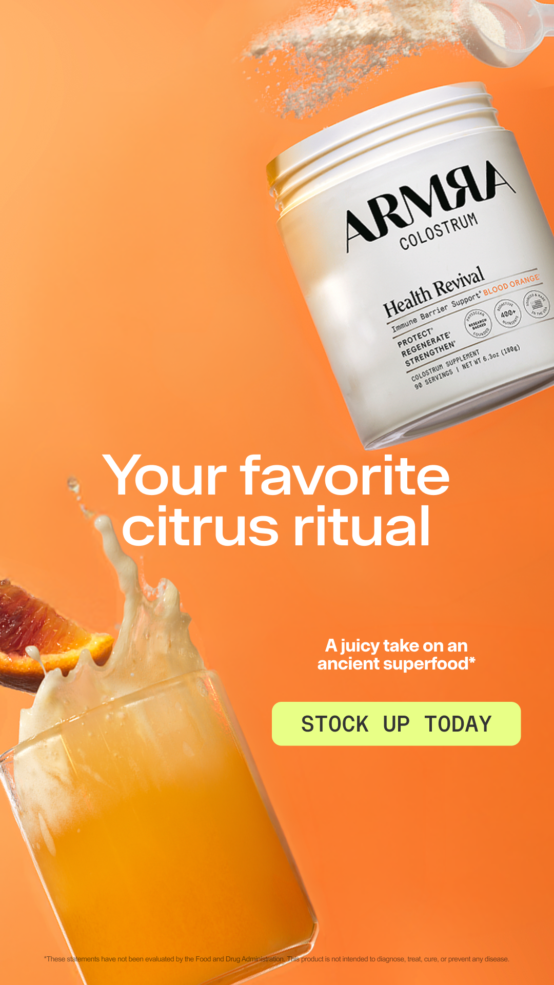 ARMRA Facebook ad