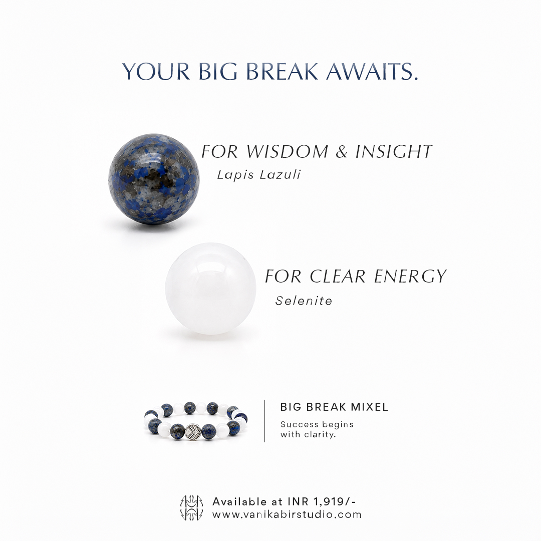 Vani Kabir Studio Facebook ad: One Bracelet. One Intention. ₹1,919